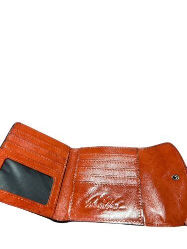 Patricia Nash Designer Wallet Reiti Tooled Floral Leather Bi-fold EUC - Picture 3 of 7