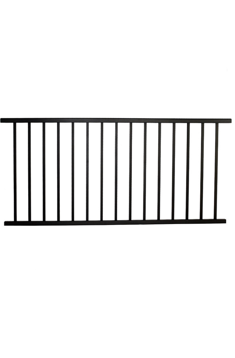 Tuscan Railing Westbury Tuscany 6 ft x 36 inch C-10 Black Aluminum Rail Kit Level ...