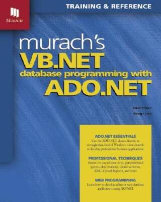 Murachs VBNET Database Programming with ADONET - Paperback - VERY GOOD