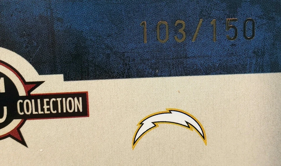 2005 TC-13 Donruss throw back threads B Edwards V. Jackson LA Rams Jersey /150 - Image 4 of 4
