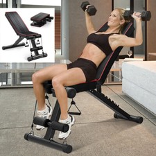 Klappbar Hantelbank Multi Trainingsbank Bauchtrainer Fitness Schrägbank Homegym