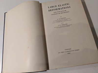 Large Elastic Deformations and Non Linear Continuum Mechanics