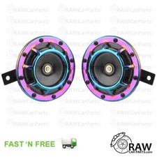 Neocromo Universal Doble Estilo Hella Doble Tono 12V Bocina de Aire Subaru Impreza IS200