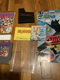 Dr. Mario (Nintendo NES, 1990) Complete CIB Authentic !!
