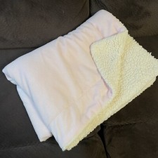 Little Miracles Costco Light Pink Cream Soft Sherpa Baby Security Blanket Lovey