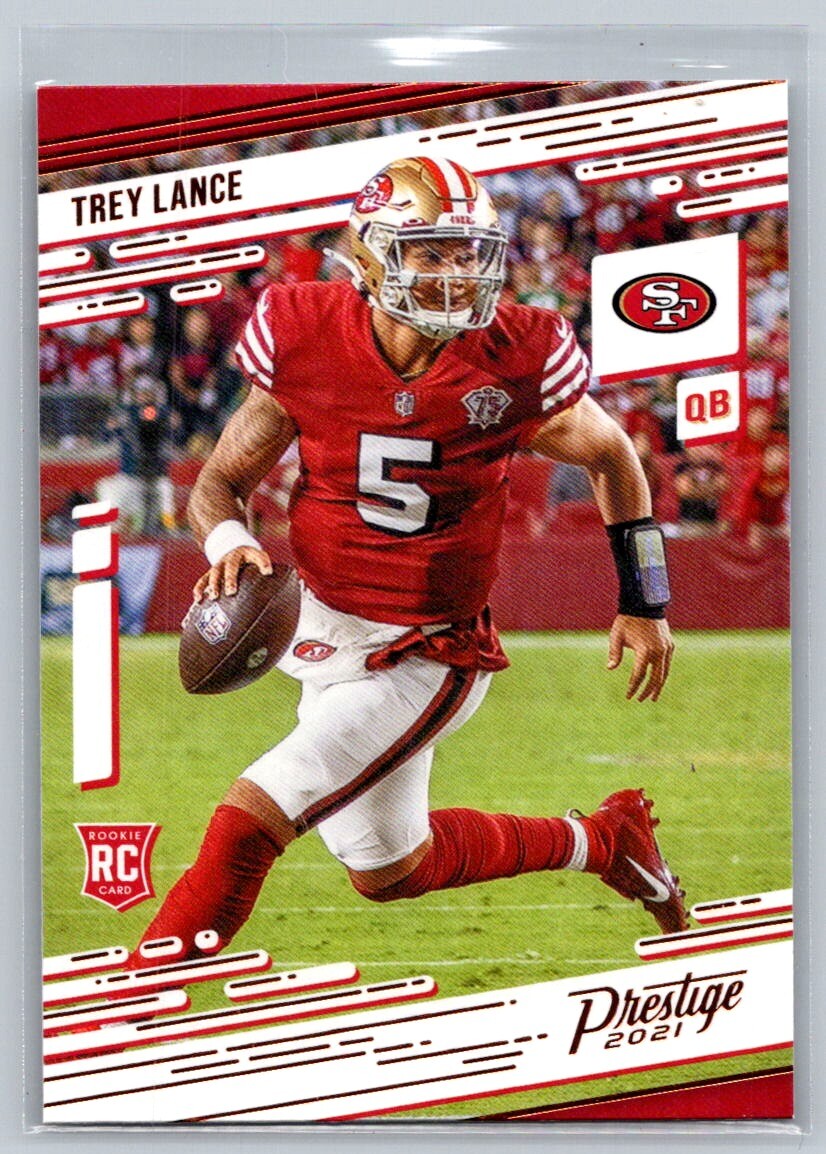 2021 Panini Chronicles Trey Lance Prestige Rookies Update #204 - San Francisco