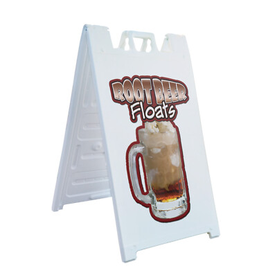 A-frame Sidewalk Root Beer Float 24'' x 36'' Double Sided A-Frame Sidewalk Sign