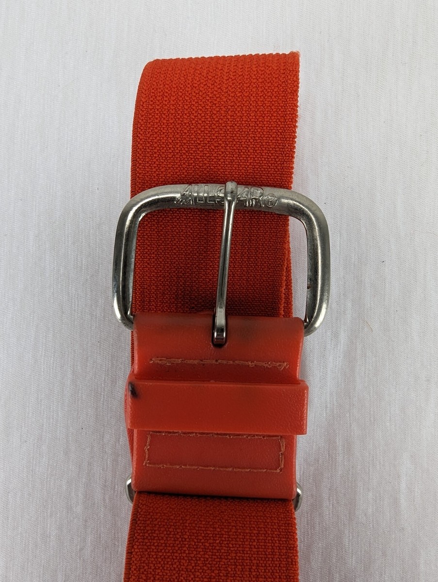 L'Aventurière – Ceinture tressée élastique unie orange unisexe Couleur Orange Taille Taille 2 (38 - 44) Largeur Classique