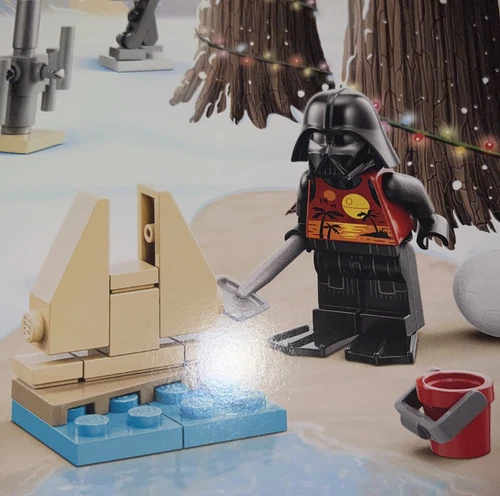 Lego Star Wars - Darth Vader in a Summer Outfit with a beach scene 75340 - NEW