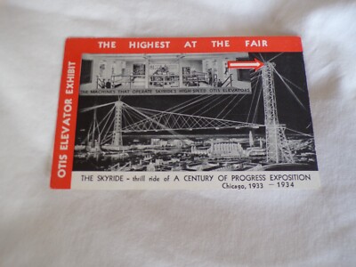 Otis Elevator Exhibit Post Card