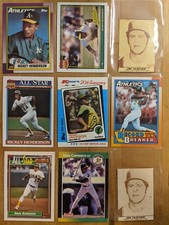 Oakland Athletics Baseball Team Lot of 170+ cards JACKSON HENDERSON Hunter Baker