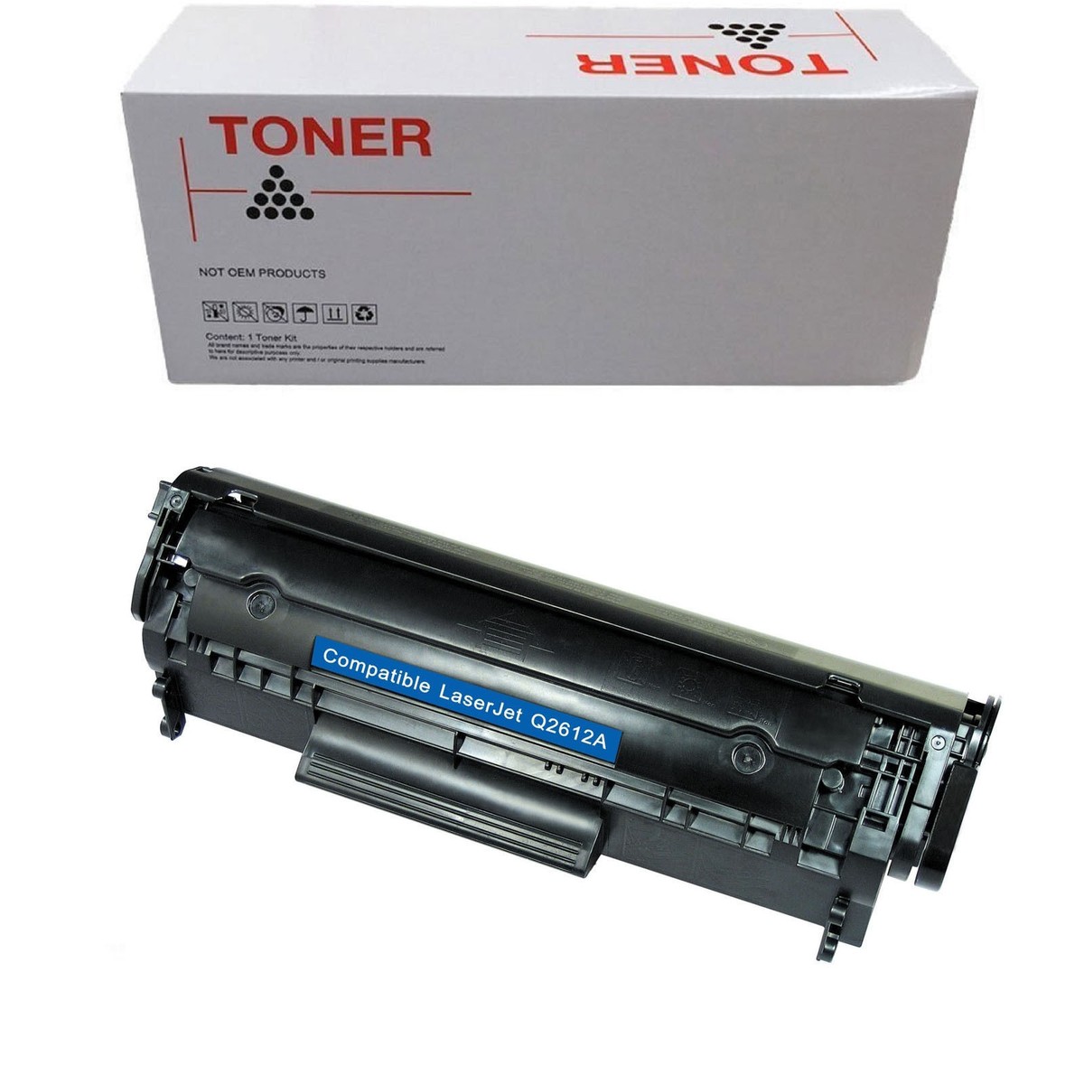 TONER PER HP 12A Q2612A LBP2900 LBP2900B LB3000 1010 1012 1015 - Foto 7