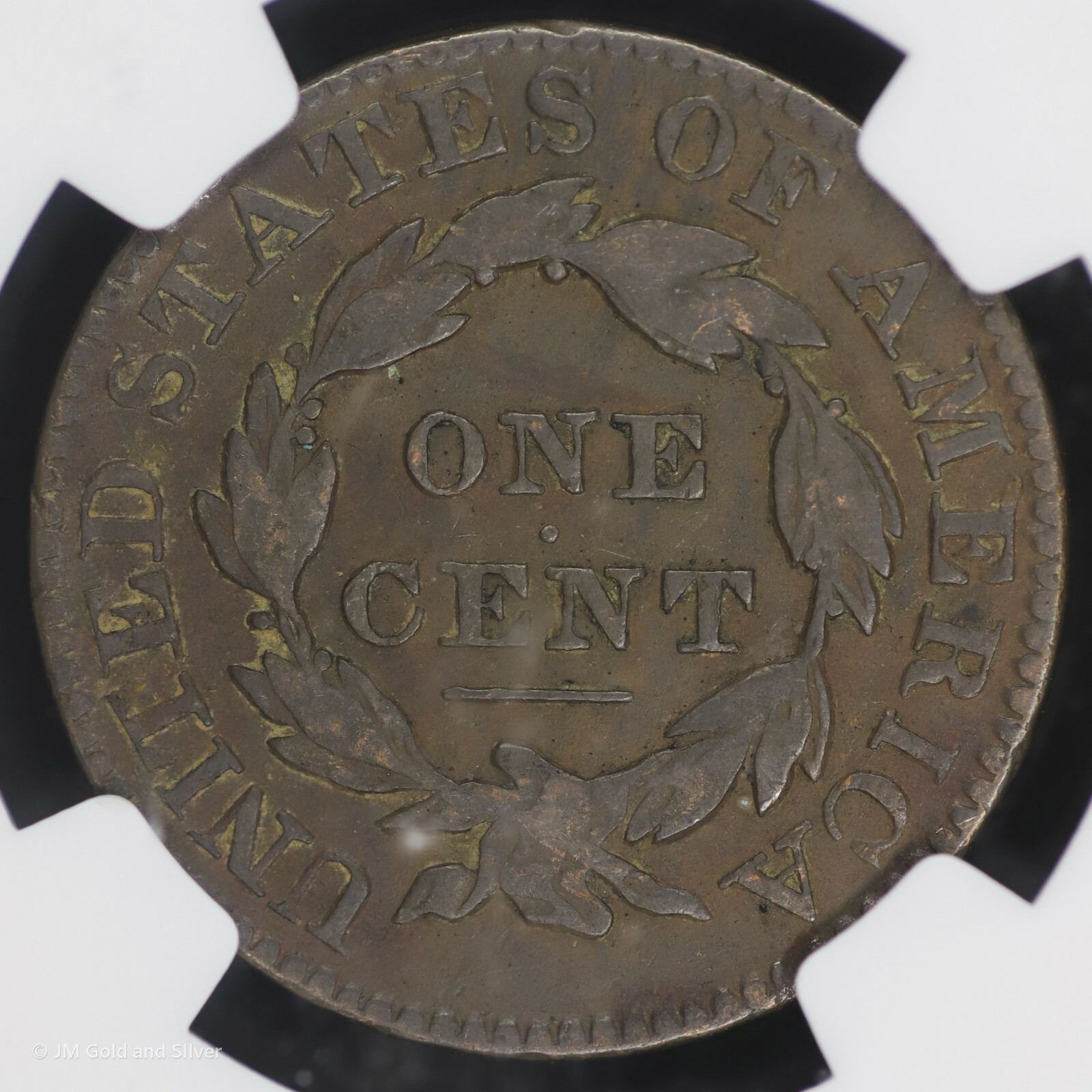 1831 1c Head Large Cent NGC VF 25 BN Stack's W 57th St