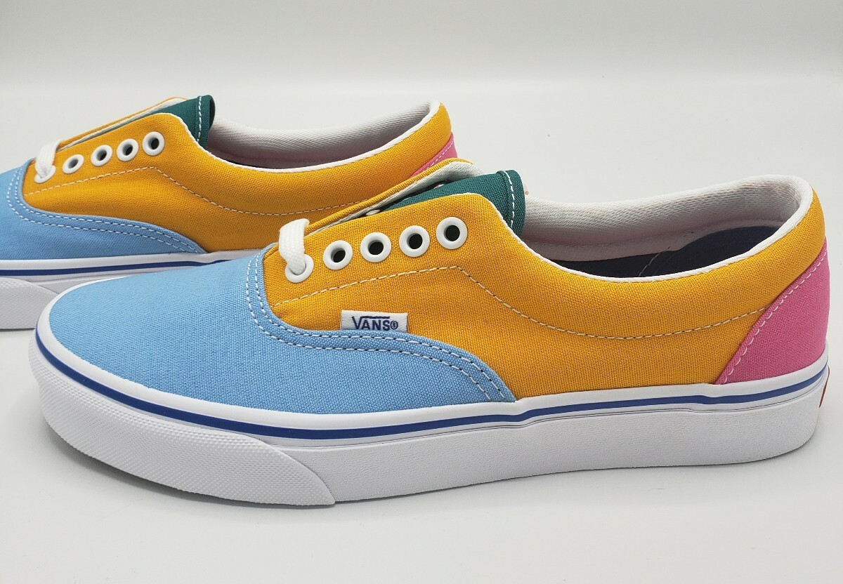 bright multi colored vans