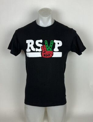 RSVP Know Justice Know Peace Spellout T-shirt Men s Small