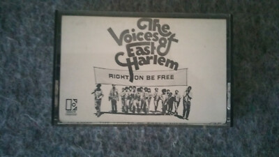 VOICES OF EAST HARLEM RIGHT ON BE FREE  CASSETTE NEAR  MINT 