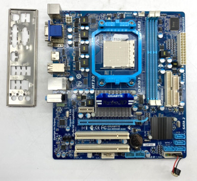 GIGABYTE GA-880GM-D2H REV1.3 - DDR3 - mATX - Sockel AM3 - mit I/O Shield #M2416