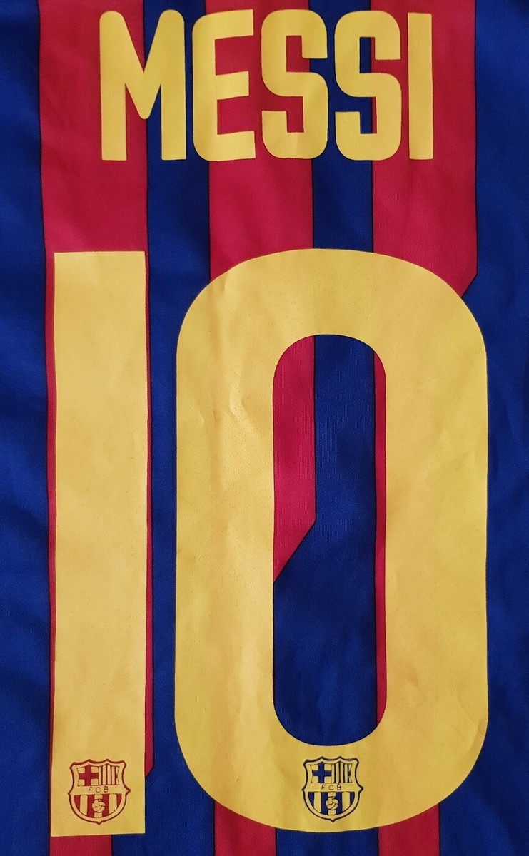 Lionel Messi - Barcelona Football Shirt Jersey, Design FCB Barca