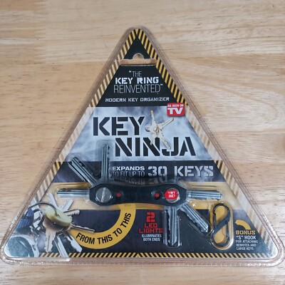 Key Ninja - Organize Up To 30 Keys, Dual LED Lights, Built In Bottle Opener 