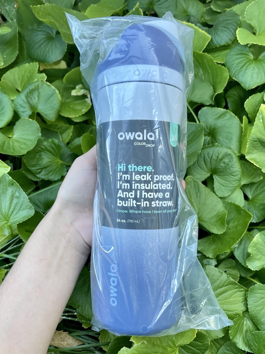 Owala 🌊 Riptide AUTHENTIC 24 oz. FreeSip Bottle Color Drop