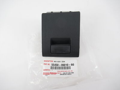 Genuine OEM Toyota 55450-06010-B0 Coin Box Assy Gray 2018-2024