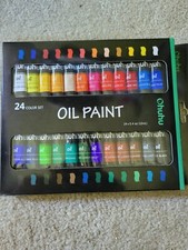 Ohuhu Oil Paint Set, 24 Artists Paints Oil Painting Set, 12ml. Factory sealed.