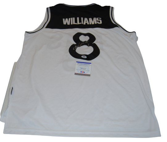 Deron Williams Autographed Signed New Jersey Nets (NETS) Black custom Basketball jersey PSA/DNA AM36850 