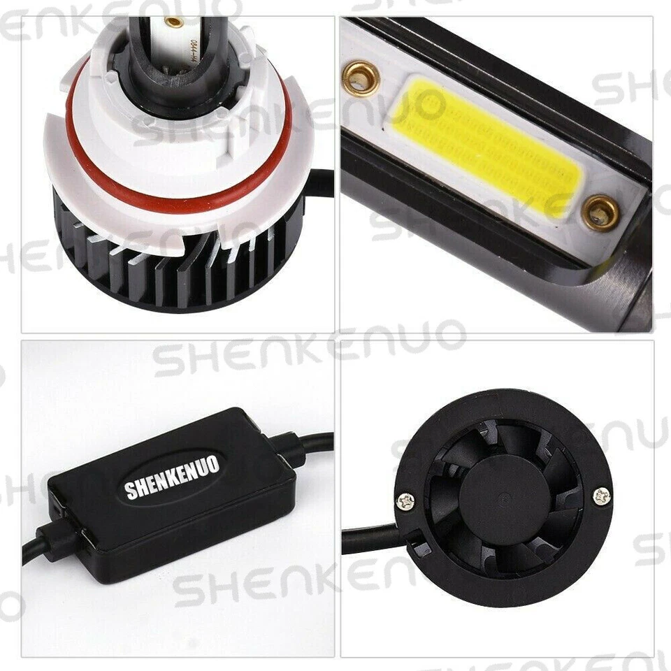 6000k 9007 HB5 LED Headlights for Nissan Frontier 2001-2019/Pathfinder 2005-2012 - Image 4 of 4