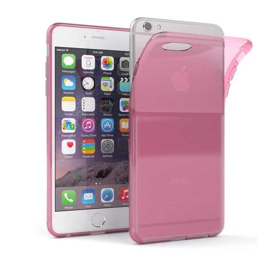 Apple Iphone 6 Cover 6s Silicone Transparent Case Light Pink Ebay