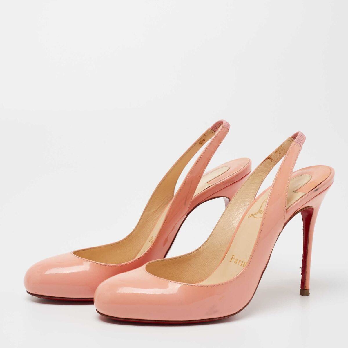 CHRISTIAN LOUBOUTIN FIFIFA 85 ピンク ベージュ CHRISTIAN LOUBOUTIN FIFIFA 85 ピンク ベージュ