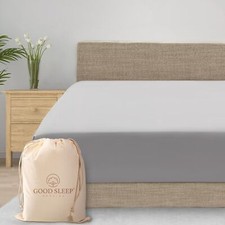 800 Thread Count Light Gray King Fitted Sheet Only Deep Pocket, Egyptian Cotton