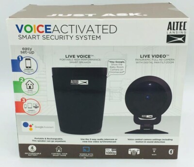 ALTEC LANSING VOICE ACTIVATED SMART SECURITY SYSTEM BRAND NEW IN BOX USA SELLER
