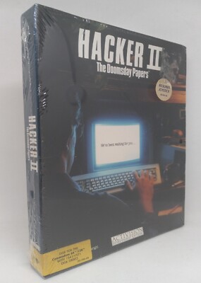 Commodore 64/128 - Hacker II: The Doomsday Papers * VTG 1986 Brand New & Sealed