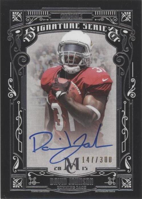 2015 Topps Museum Collection David Johnson #SSA-DJO - 1 of 2