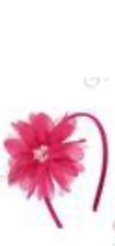 Gymboree Egg Hunt Pink Flower Easter Headband Hair Accessory New