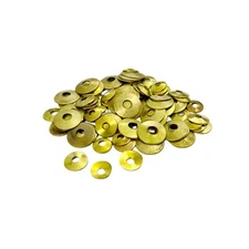 Brass Hand Washers with Round Holes for Wall Clock Assorted Pack Of 100 Pcs