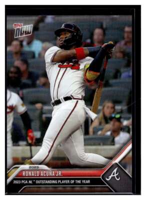 2023 Topps Now Players Choice Awards #PCA-10 Ronald Acuña Jr. Base Card (Qty)