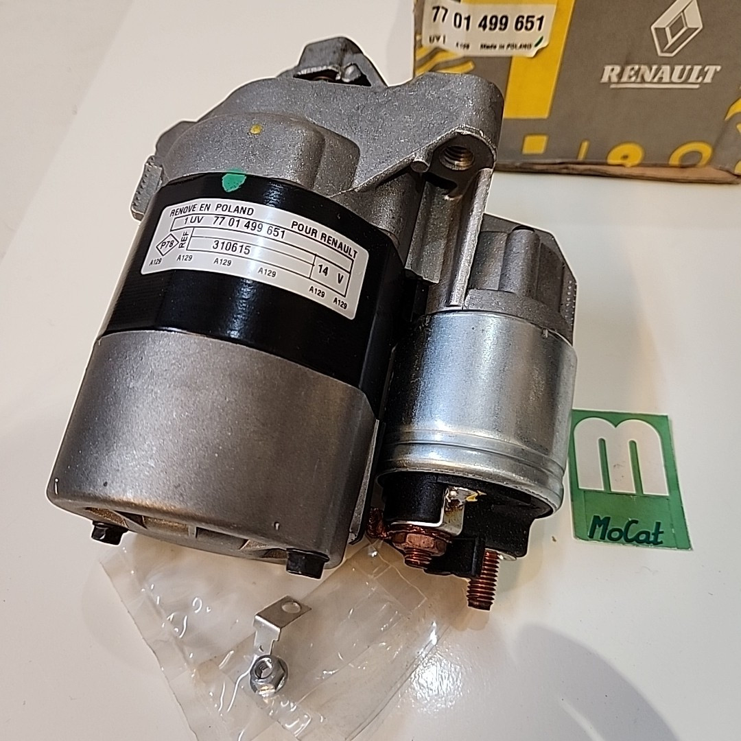 Démarreur électrique haute performance Valéo 7701499651 pour Clio III