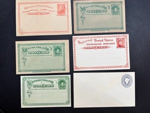 Newfoundland Group of Unused Postal Cards / Envelope 6 Different VF