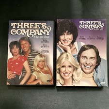 Three's Company Season One And Season Two Box Sets On DVD, Plays Perfectly