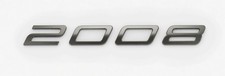 For Peugeot 2008 Grey Boot Badge Emblem Rear Tailgate Mk2 2023