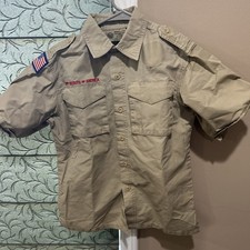 Boy Scout BSA UNIFORM New Style SHIRT Youth Medium Short Sleeve O81