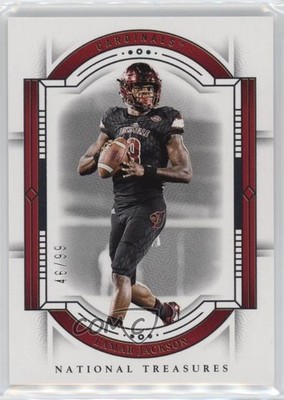 2024 Panini National Treasures Collegiate 46/99 Lamar Jackson #30 1ib5