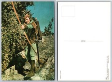 Errol Flynn Robin Hood Vintage Movie Star Archery Postcard 1984 Hollywood Legend