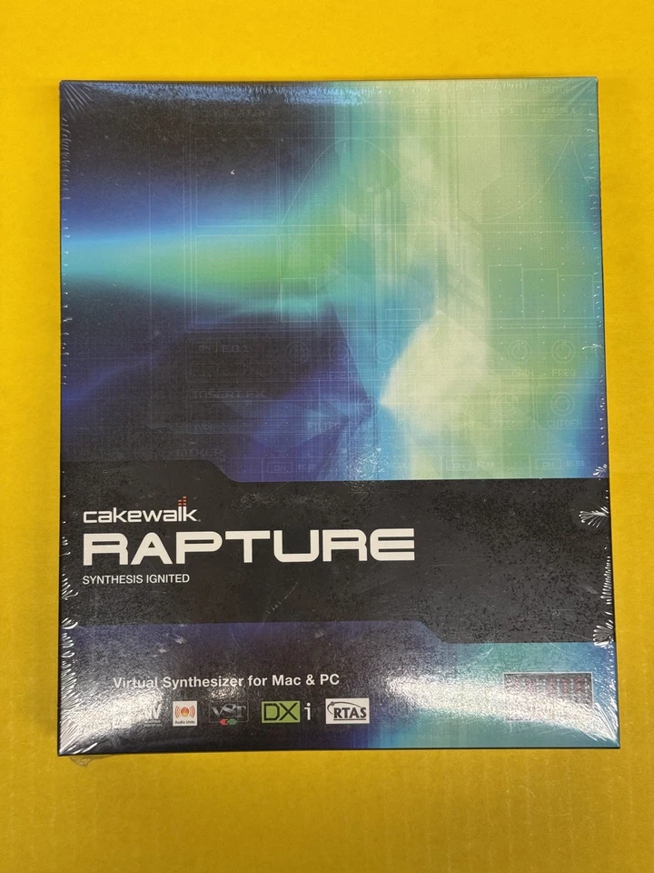 Cakewalk Rapture Virtual Synthesizer (Mac OS X /Win XP)  Vintage SEALED/NEW - Image 3 of 4