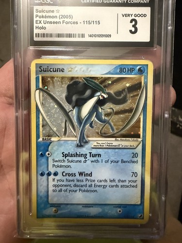 Suicune ★ graded CGC 3 for sale on eBay