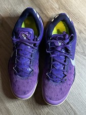 Nike Kobe 8 Playoffs Purple Platinum Sz 11.5 m