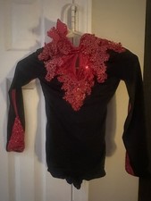 WEISSMAN BLACK DANCE OUTFIT YOUTH LARGE LC.