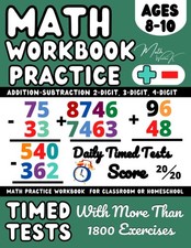 Maths Book for 8-10 Year Olds, KS2 - Year 4 /...