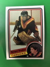 1984-85 O-Pee-Chee Richard Brodeur Vancouver Canucks #314